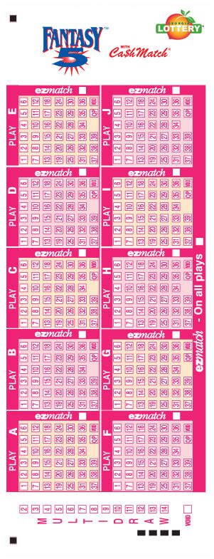 fantasy 5 lotto numbers